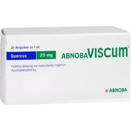 ABNOBAVISCUM Quercus 20 mg ampullen, 21 stuks