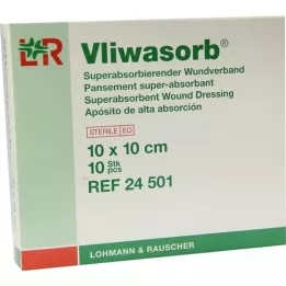 VLIWASORB superabsorb.absorb.comp.sterile 10x10 cm, 10 st