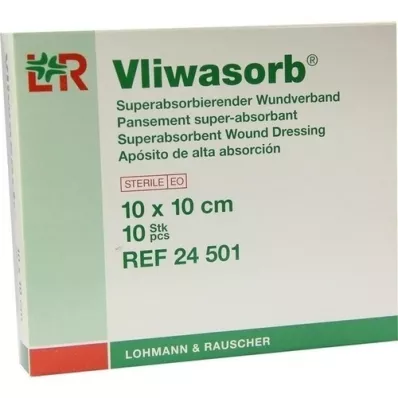 VLIWASORB superabsorb.absorb.comp.sterile 10x10 cm, 10 st