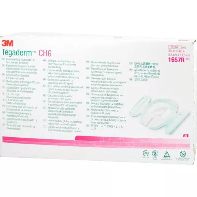 TEGADERM 3M CHG I.V. Fixatieverband 8,5x11,5 cm 1657R, 25 st