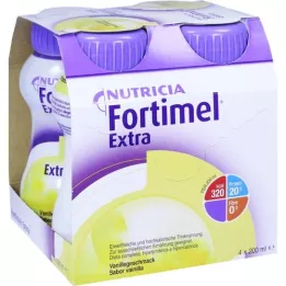 FORTIMEL Extra vanillesmaak, 4X200 ml