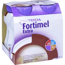 FORTIMEL Extra chocoladesmaak, 4X200 ml
