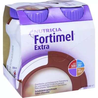 FORTIMEL Extra chocoladesmaak, 4X200 ml