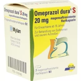 OMEPRAZOL dura S 20 mg harde enterische capsules, 7 st