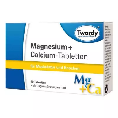 MAGNESIUM+CALCIUM tabletten, 60 stuks