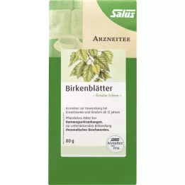 BIRKENBLÄTTER Thee Biologische Betulae folium Salus, 80 g