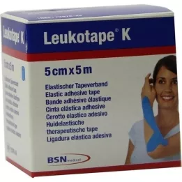 LEUKOTAPE K 5 cm lichtblauw, 1 st