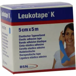 LEUKOTAPE K 5 cm lichtblauw, 1 st