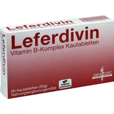 LEFERDIVIN Vitamine B-complex kauwtabletten, 60 stuks