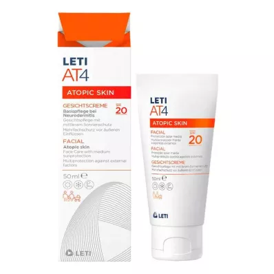 LETI AT4 Gezichtscrème SPF 20, 50 ml