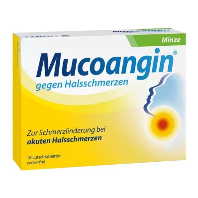 MUCOANGIN Munt zuigtabletten 20 mg, 18 stuks MUCOANGIN Munt zuigtabletten 20 mg, 18 stuks