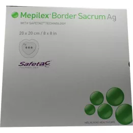 MEPILEX Border Sacrum Ag schuimverband 20x20 cm ster., 5 st