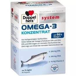 DOPPELHERZ Omega-3 concentraat systeemcapsules, 60 stuks
