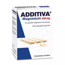 ADDITIVA Magnesium 400 mg filmomhulde tabletten, 60 st