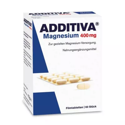 ADDITIVA Magnesium 400 mg filmomhulde tabletten, 60 st