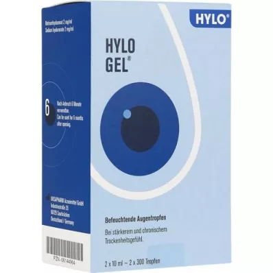 HYLO-GEL Oogdruppels, 2X10 ml