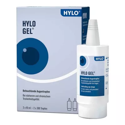HYLO-GEL Oogdruppels, 2X10 ml HYLO-GEL Oogdruppels, 2X10 ml