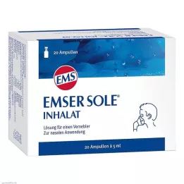 EMSER Pekelinhalaatoplossing voor vernevelaar, 20 stuks