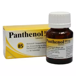 PANTHENOL 100 mg Jenapharm tabletten, 50 stuks