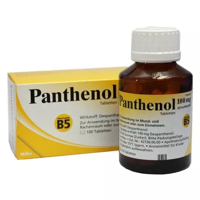 PANTHENOL 100 mg Jenapharm tabletten, 100 stuks