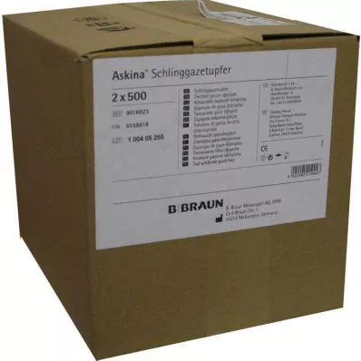 ASKINA Niet-steriele gaasjes in pruimformaat, 2 x 500 stuks ASKINA Niet-steriele gaasjes in pruimformaat, 2 x 500 stuks