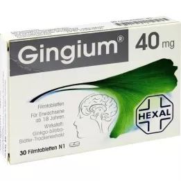 GINGIUM Filmomhulde tabletten, 30 stuks