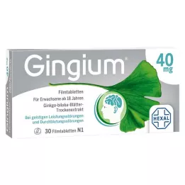 GINGIUM Filmomhulde tabletten, 30 stuks