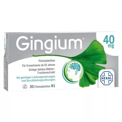 GINGIUM Filmomhulde tabletten, 30 stuks