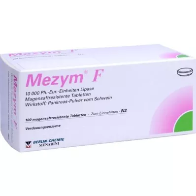 MEZYM F tabletten met enterische laag, 100 st