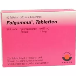 FOLGAMMA Tabletten, 50 stuks