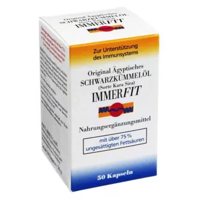 SCHWARZKÜMMELÖL Immerfit Capsules, 50 Capsules SCHWARZKÜMMELÖL Immerfit Capsules, 50 Capsules