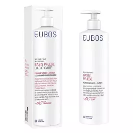 EUBOS FLÜSSIG rood w.frisse geur w.dispenser, 400 ml
