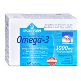GESUNDFORM Omega-3 1000 mg Vega Zachte Capsules, 100 Capsules