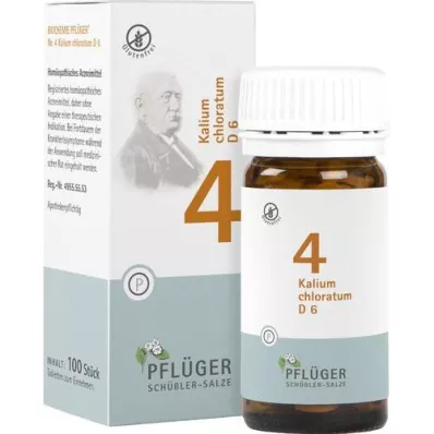 BIOCHEMIE Ploegpleister 4 Kalium chloratum D 6 tabletten, 100 stuks