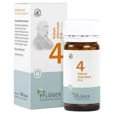BIOCHEMIE Ploegpleister 4 Kalium chloratum D 6 tabletten, 100 stuks