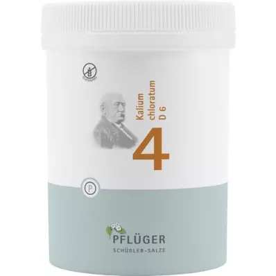 BIOCHEMIE Ploegpleister 4 Kalium chloratum D 6 tabletten, 1000 stuks