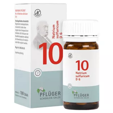 BIOCHEMIE Ploegerspleister 10 Natrium sulphuricum D 6 tbl, 100 st BIOCHEMIE Ploegerspleister 10 Natrium sulphuricum D 6 tbl, 100 st