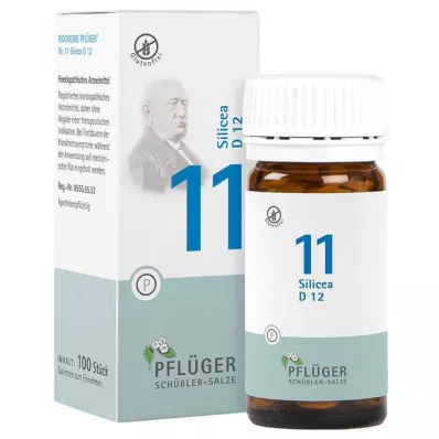 BIOCHEMIE Pflüger 11 Silicea D 12 tabletten, 100 st