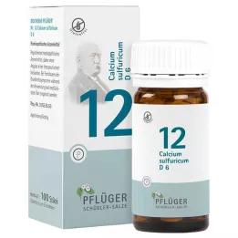 BIOCHEMIE Ploegpleister 12 Calcium sulphuricum D 6 tbl, 100 st