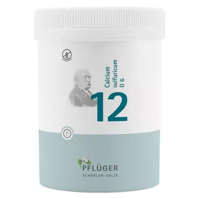 BIOCHEMIE Ploegpleister 12 Calcium sulphuricum D 6 bl, 1000 st BIOCHEMIE Ploegpleister 12 Calcium sulphuricum D 6 bl, 1000 st