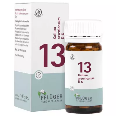 BIOCHEMIE Ploughmans 13 Kaliumarsenicosum D 6 tbl, 100 pc