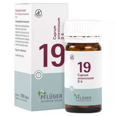 BIOCHEMIE ploegerspleister 19 Cuprum arsenicosum D 6 bl, 100 st