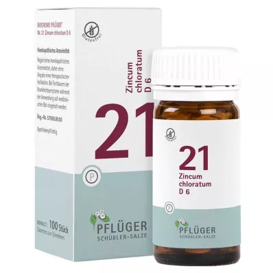 BIOCHEMIE Ploegpleister 21 Zincum chloratum D 6 bl, 100 st BIOCHEMIE Ploegpleister 21 Zincum chloratum D 6 bl, 100 st