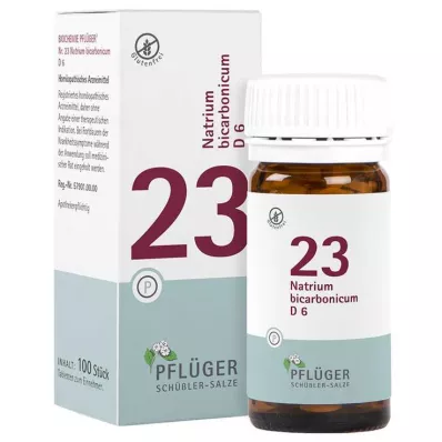 BIOCHEMIE Ploegpleister 23 Natrium bicarbonicum D 6 Tab, 100 st BIOCHEMIE Ploegpleister 23 Natrium bicarbonicum D 6 Tab, 100 st