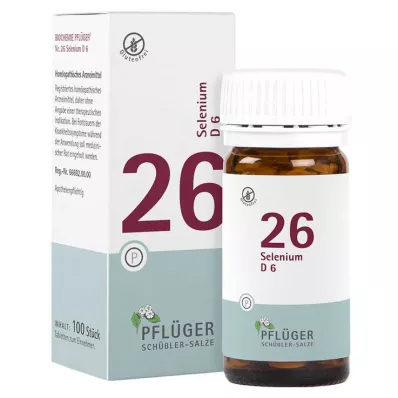 BIOCHEMIE Pflüger 26 Selenium D 6 tabletten, 100 st