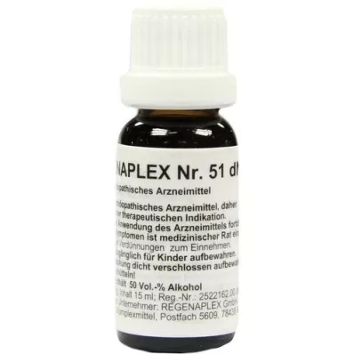 REGENAPLEX Nr.51 dN druppels, 15 ml