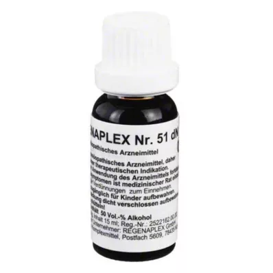 REGENAPLEX Nr.51 dN druppels, 15 ml REGENAPLEX Nr.51 dN druppels, 15 ml