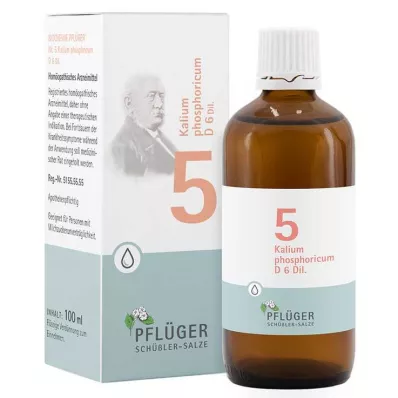 BIOCHEMIE ploegerspleister 5 Kalium phosphoricum D 6 druppel, 100 ml BIOCHEMIE ploegerspleister 5 Kalium phosphoricum D 6 druppel, 100 ml