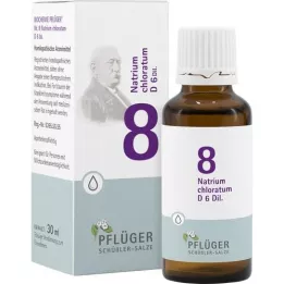 BIOCHEMIE ploegerspleister 8 Natrium chloratum D 6 druppels, 30 ml