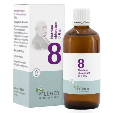BIOCHEMIE ploegerspleister 8 Natrium chloratum D 6 druppels, 100 ml